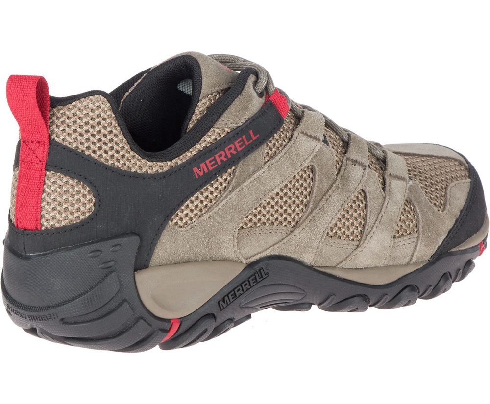 Merrell Hiking Shoes Brown - Alverstone - Mens 32JNFMQAO